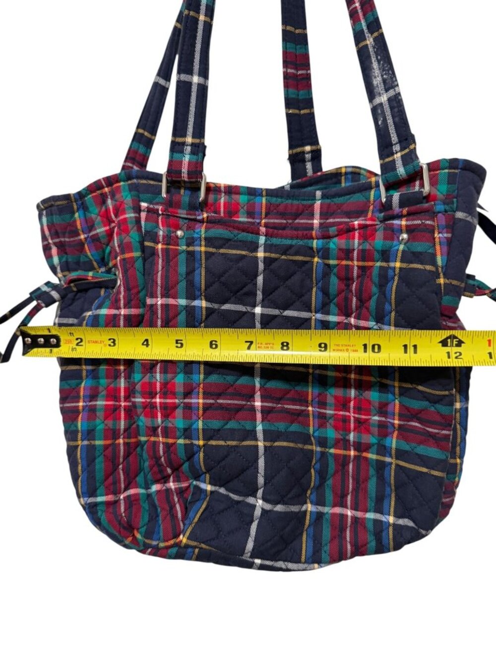 Vera Bradley Retired Tartan Plaid Glenna Satchel Shoulder Bag Purse - Picture 6 of 10